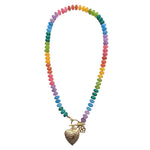 Rainbow Locket Necklace - Multi