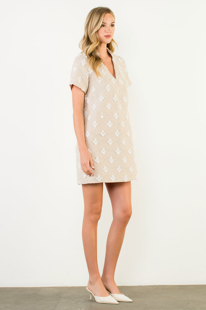 Short Sleeve Detailed Dress