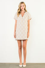 Short Sleeve Detailed Dress