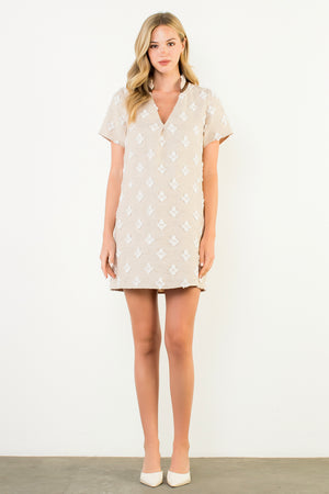 Short Sleeve Detailed Dress
