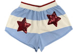 Nantucket Stripe Shorts with Stars