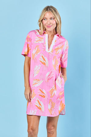 Rhodes Dress Peony Wings