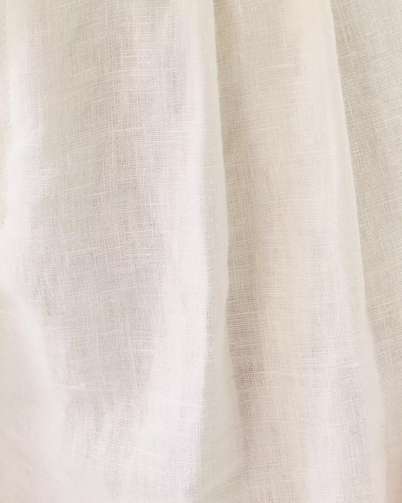 5" Dewey Linen Short - Resort White
