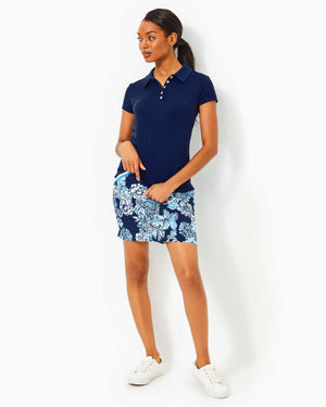 
            
                Load image into Gallery viewer, UPF 50+ Luxletic Frida Scallop Polo Top - Low Tide Navy
            
        