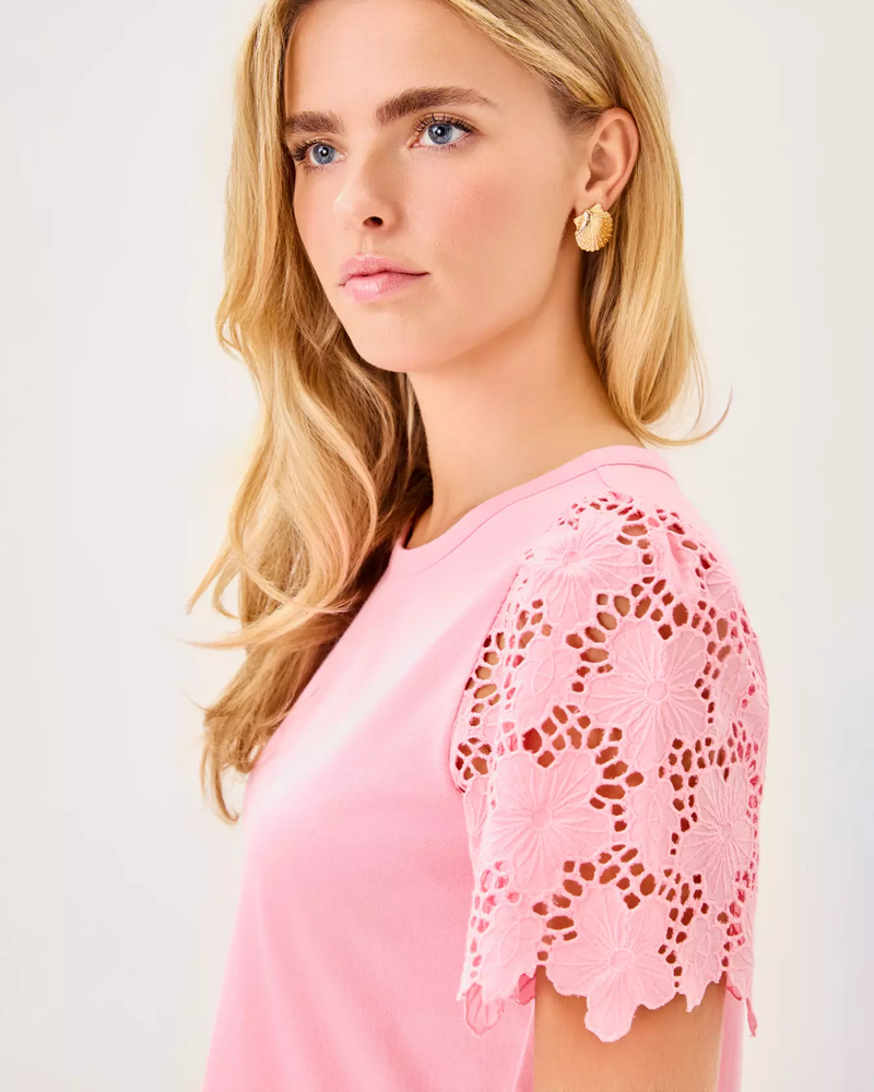 Sebene Knit Top - Conch Shell Pink