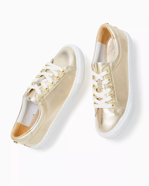 Lux Hallie Sneaker - Gold Metallic