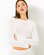 Kellyn Cotton Sweater - Resort White