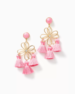Come On Clover Earrings -Conch Shell Pink