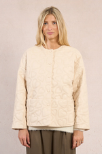 Ladies Woven Jacket - Off White