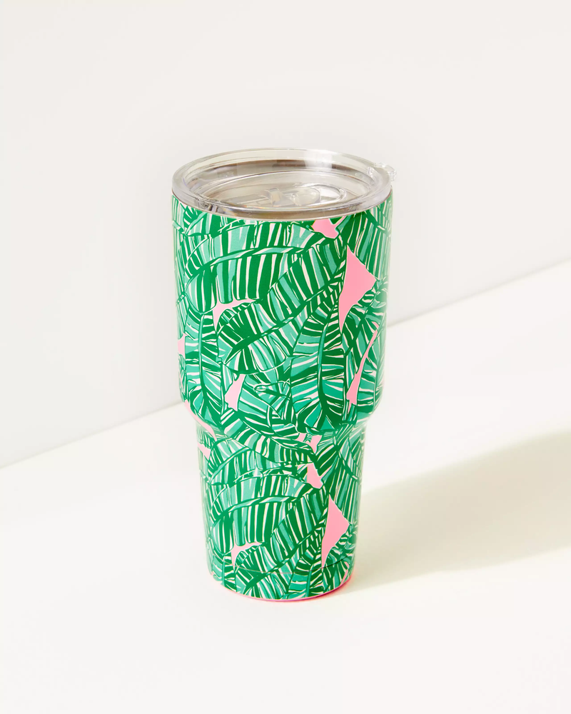 Stainless Steel Insulated Large Tumbler, Let's Go Bananas