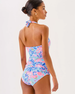 Peggi Tankini Top - Multi Elephant Splash