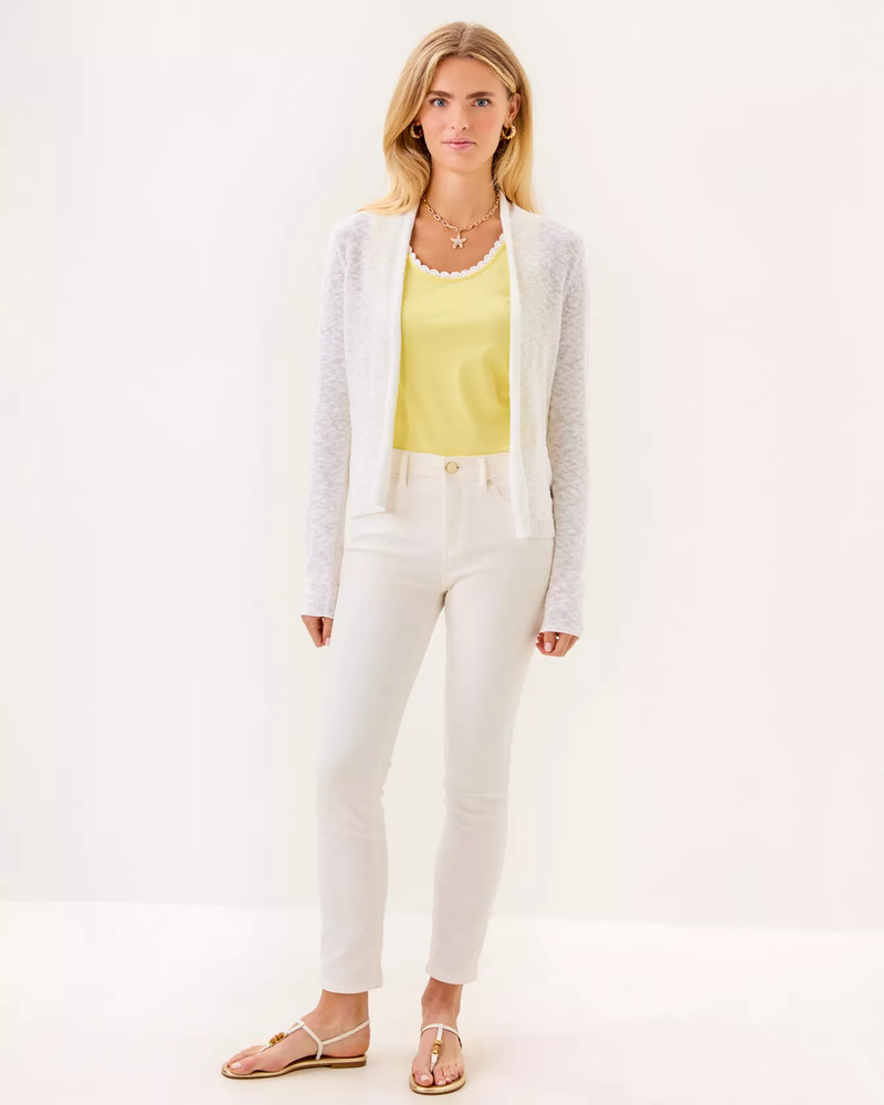 Faretta Cardigan - Resort White