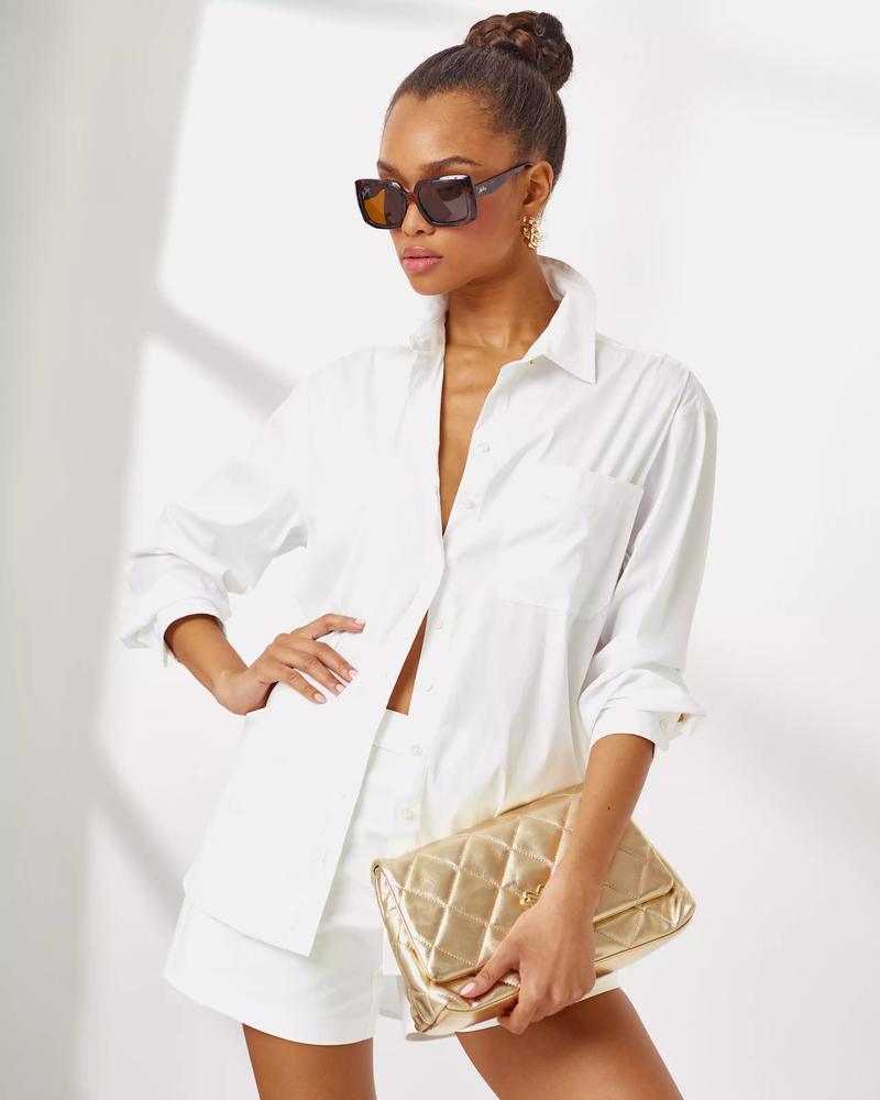 The Relaxed Lilly Shirt - Resort White