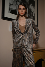Ladies Knitted Blazer - Camel Lara
