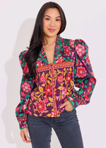 Oliver Top - Medieval Floral