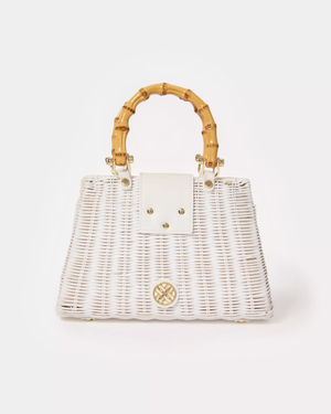 Leena Top Handle Bag - Resort White