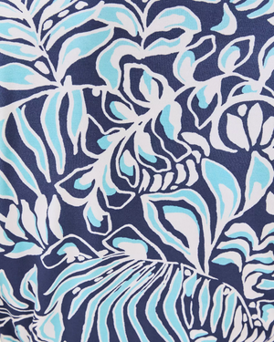 Ibby Skirted Romper - Sapphire Pool Summer Shorelines Engineered Romper