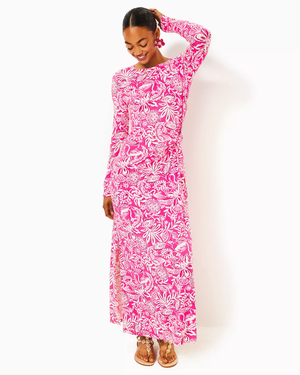 Bryson Maxi Dress - Passion Fruit Pink - Absolutely Flamazing