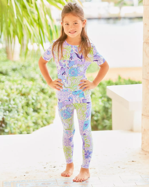 Girls Sammy Short Sleeved Pajama Set - Multi Juicy Story Patch