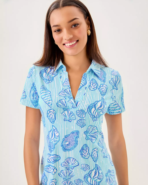 UPF 50+ ChillyLilly Mandi Dress - Fresh Water Blue Cool As Shell