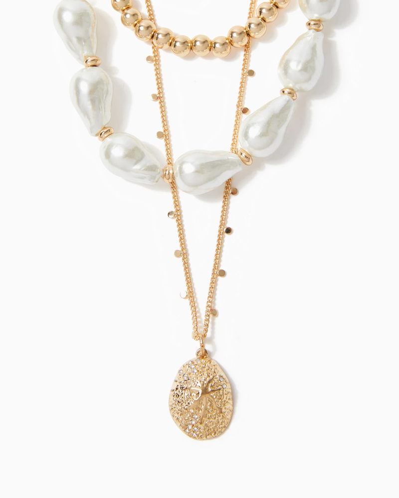 Sway Necklace - Gold Metallic