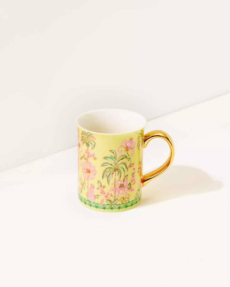 Ceramic Mug, Tropical Oasis