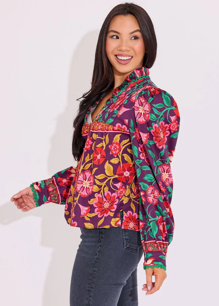 Oliver Top - Medieval Floral
