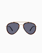 Elliott Sunglasses Brown Tortoise/Gold Mirror