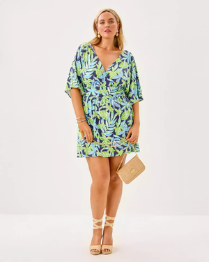 Parigi Skort Romper - Sapphire Pool Tropical Tango