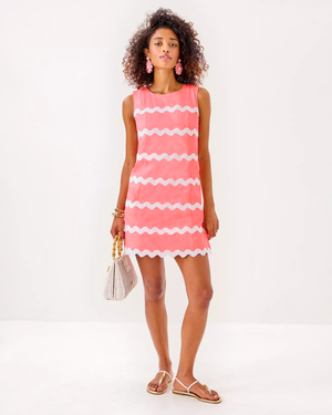 Kerra Shift Romper - Sorbet Pink