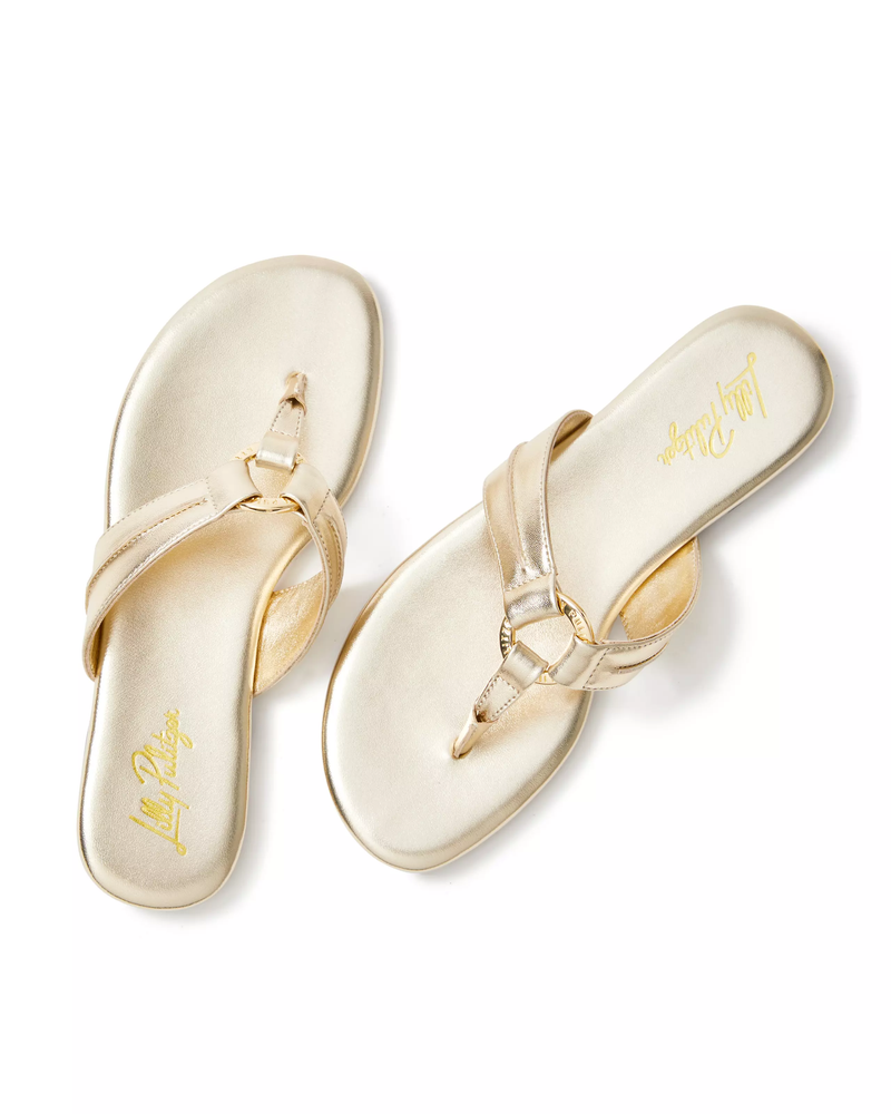 McKim Sandal - Gold Metallic