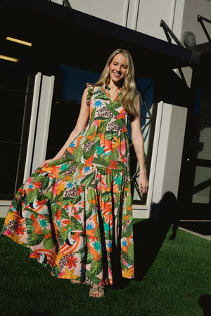 Josie Maxi Dress - Pink Toucan