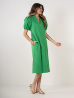 Hampton Dress - Fairway Green Monogram