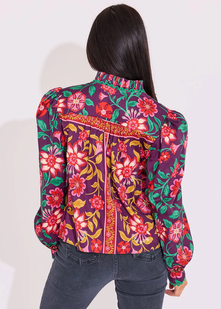 Oliver Top - Medieval Floral