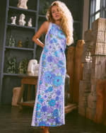 Marleigh Stretch Maxi Shift Dress - Multi Let It Gogh