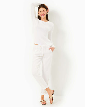 
            
                Load image into Gallery viewer, Kellyn Cotton Sweater - Resort White
            
        