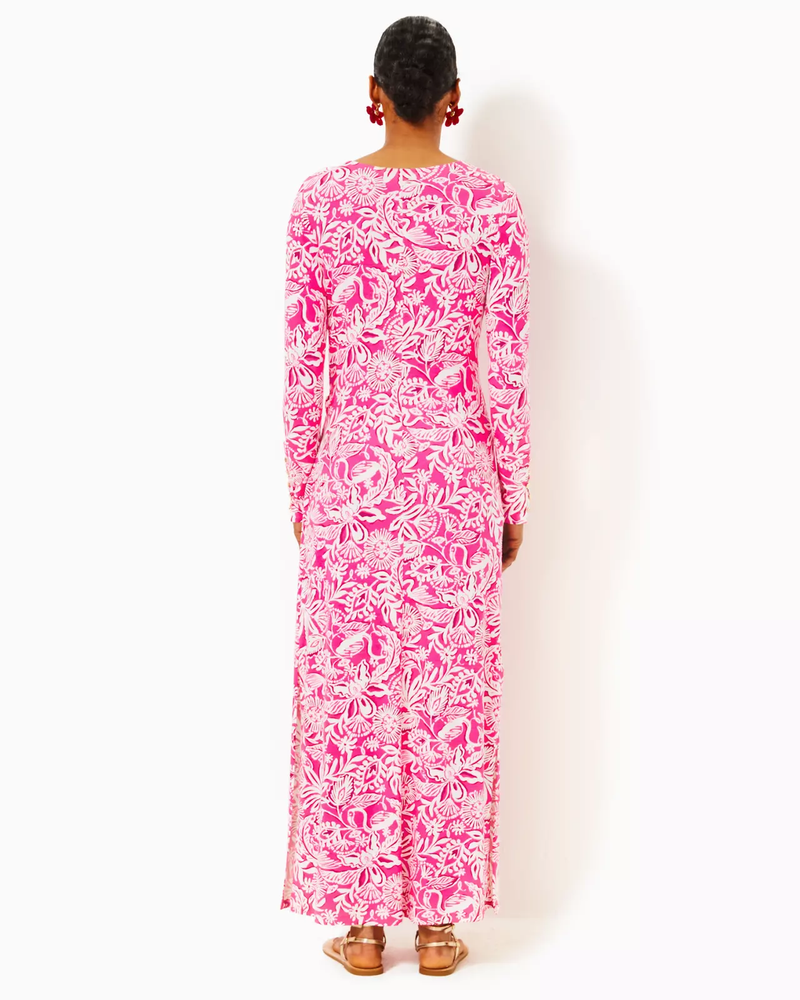 Bryson Maxi Dress - Passion Fruit Pink - Absolutely Flamazing