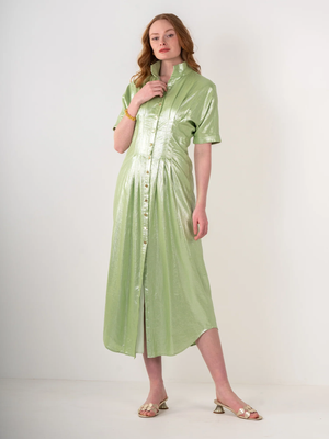 Georgia Dress - Opal Green