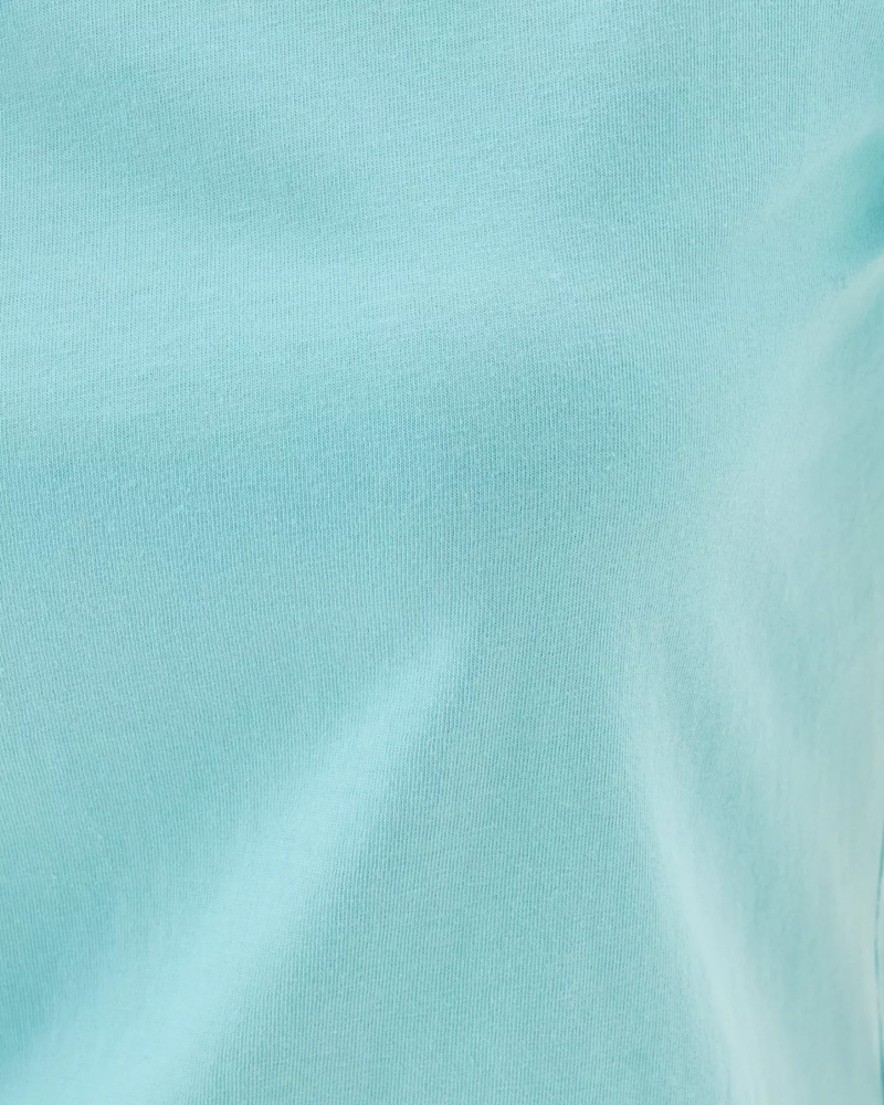 Sebene Knit Top - Fresh Water Blue