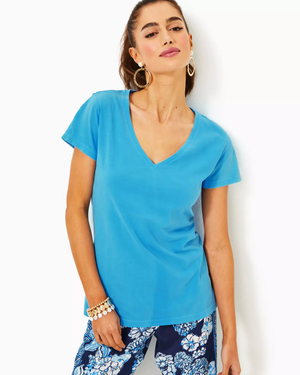 
            
                Load image into Gallery viewer, Meredith Tee - Lunar Blue
            
        