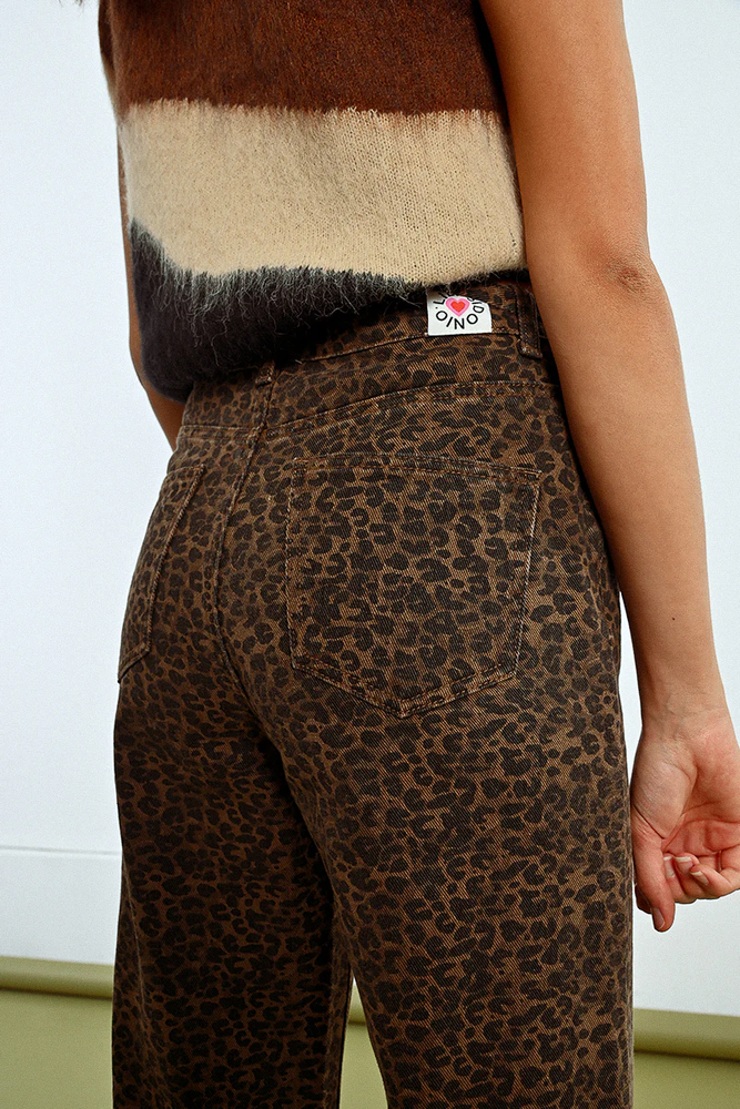 Young Ladies Woven Pants - Brown