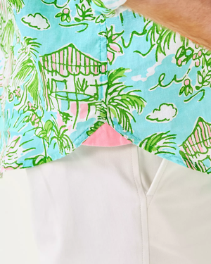 Men's Stuff Addison Shirt - Fresh Water Blue Sunbathers Bliss