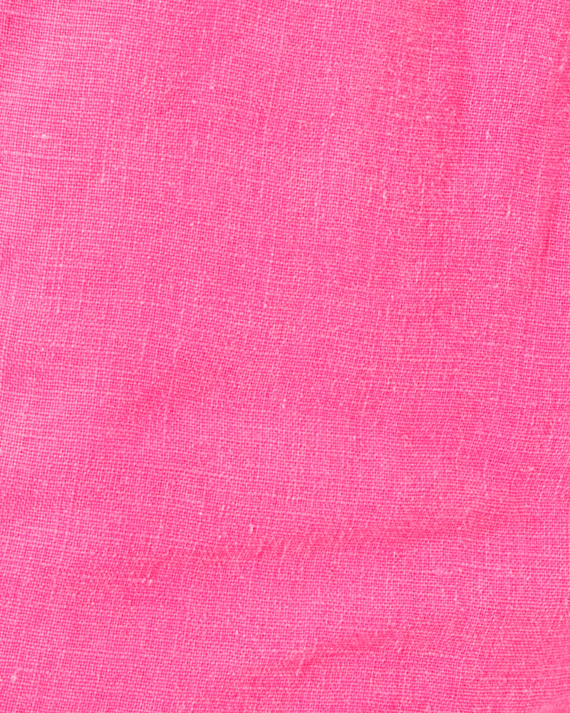 4" Lilo Linen Short - Roxie Pink