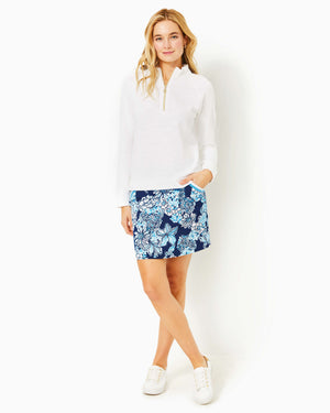 Luxletic Ashlee Half-Zip Pullover - Resort White