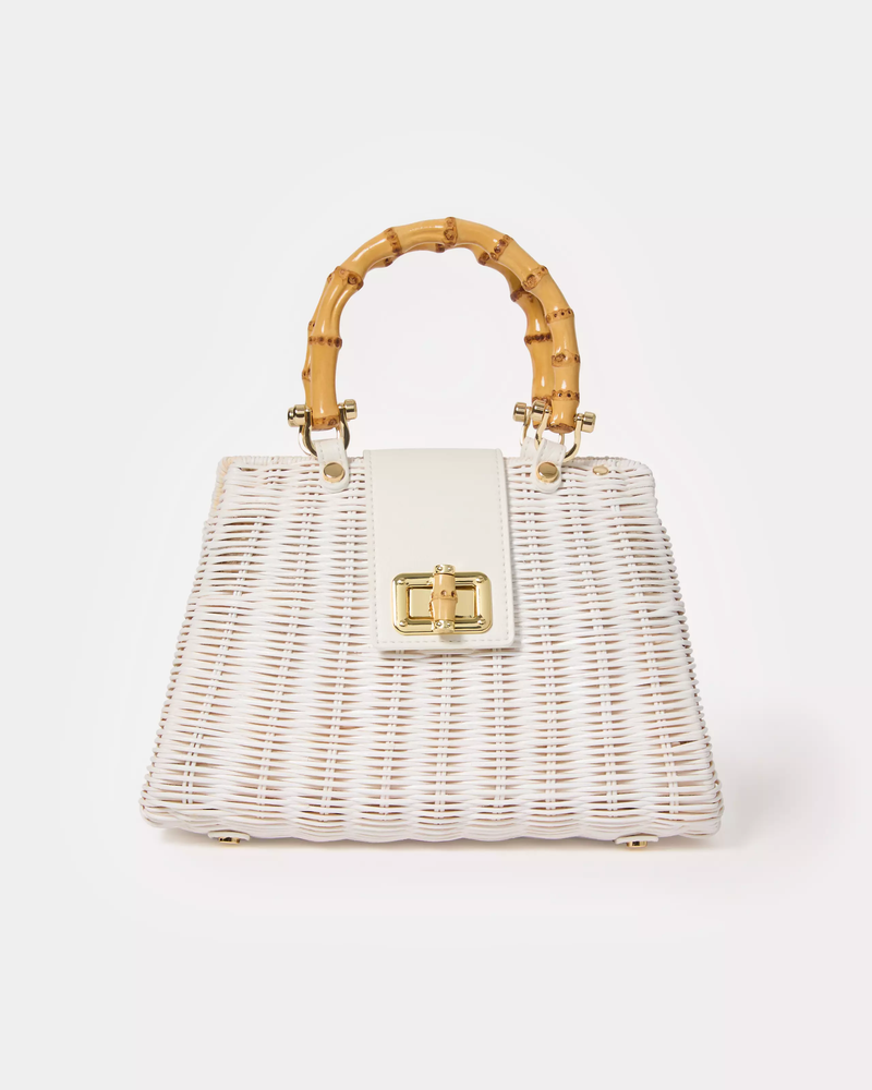 Leena Top Handle Bag - Resort White