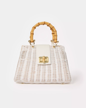 Leena Top Handle Bag - Resort White