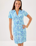 UPF 50+ ChillyLilly Mandi Dress - Fresh Water Blue Cool As Shell