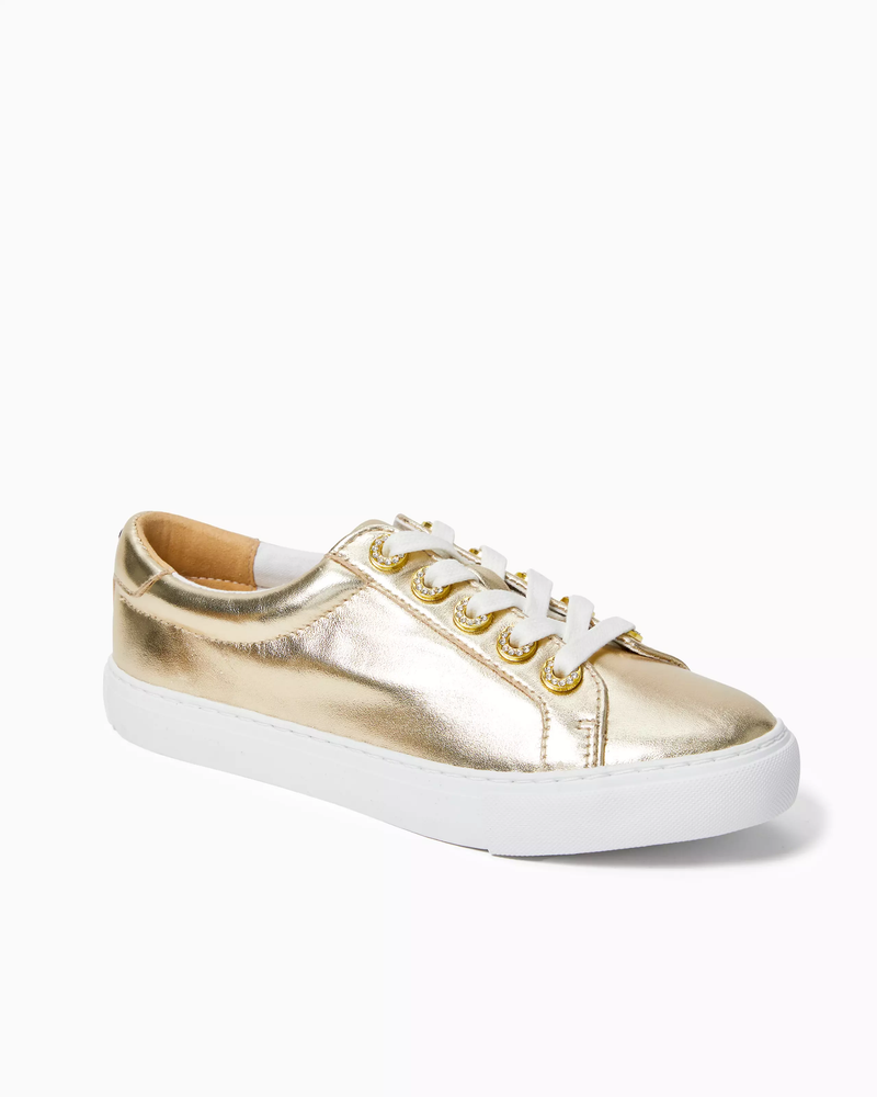 Lux Hallie Sneaker - Gold Metallic