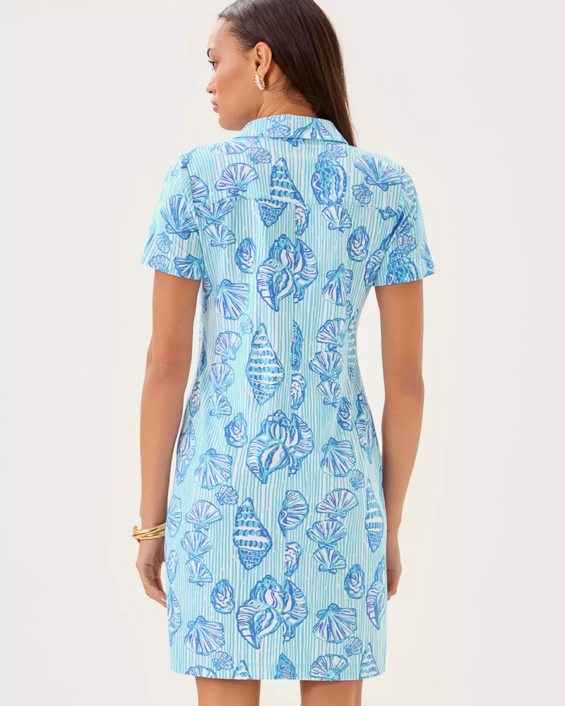 UPF 50+ ChillyLilly Mandi Dress - Fresh Water Blue Cool As Shell