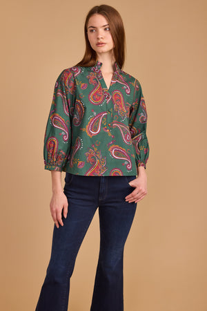 Daniella Top - Winter Paisley